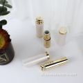 Tabung lipstik plastik berkualitas tinggi emas putih berkualitas tinggi